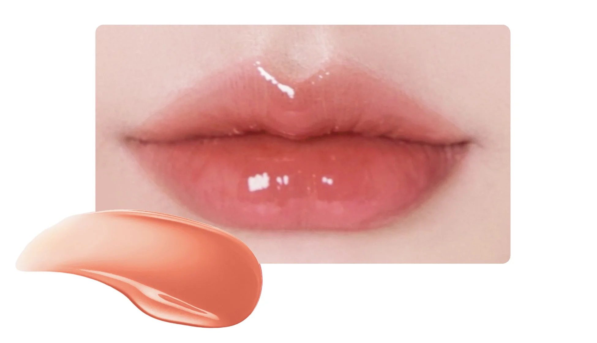 リップカラー02 ピンコブラウン