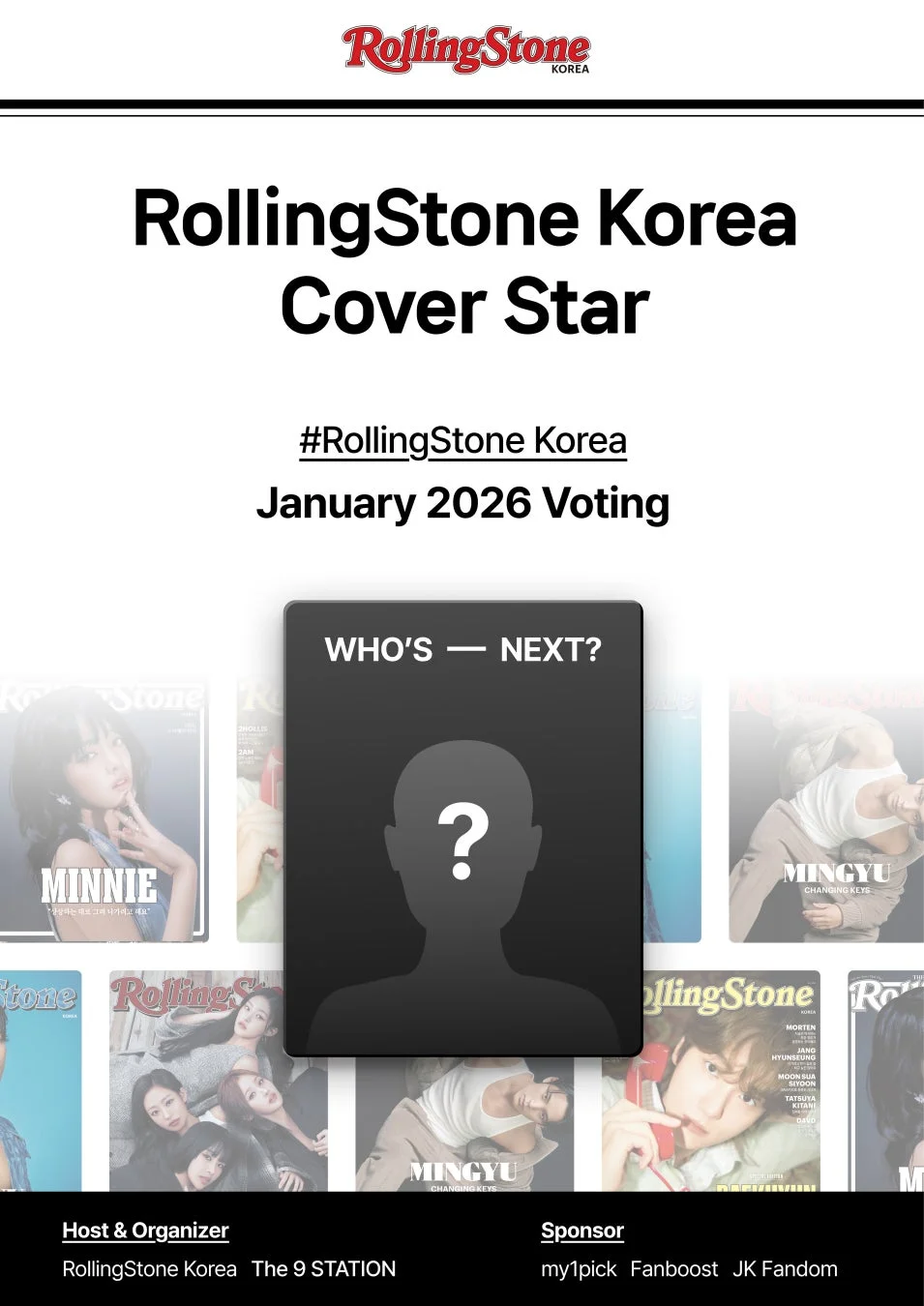 Rolling Stone Korea NEXT ICON 投票概要