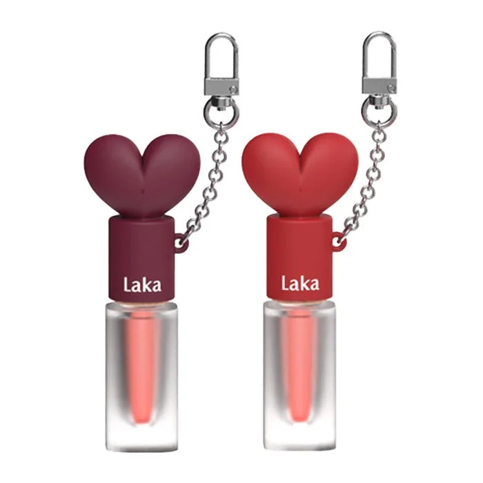 Lakaのルーレット賞品(ハート型キャップリップキーホルダー)