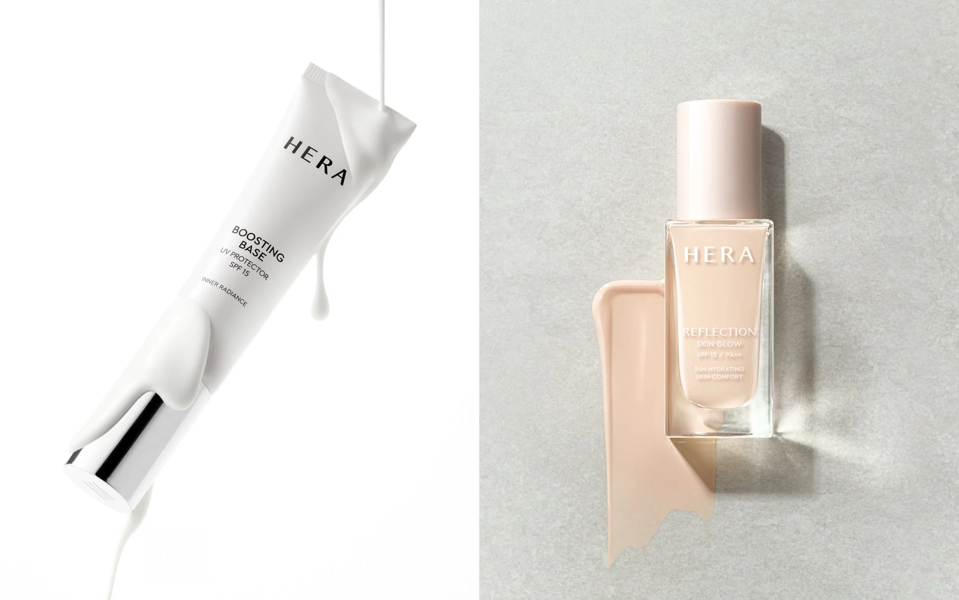 HERA リフレクション スキングロウファンデーションとブースティングベース