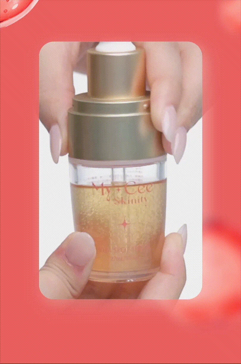 2つの美容液を混ぜて完成