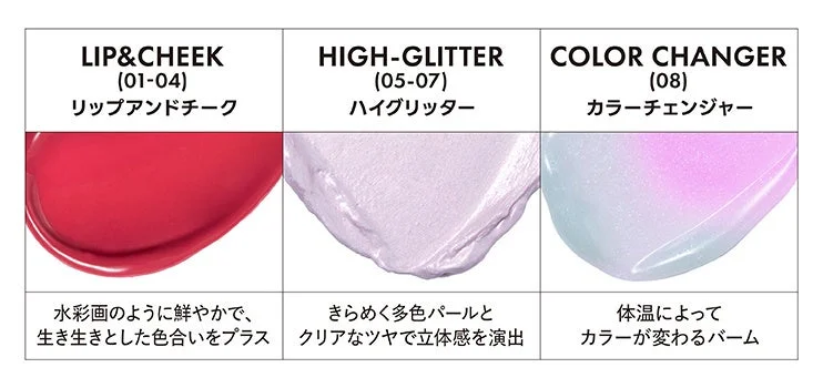 リップアンドチークテクスチャ説明