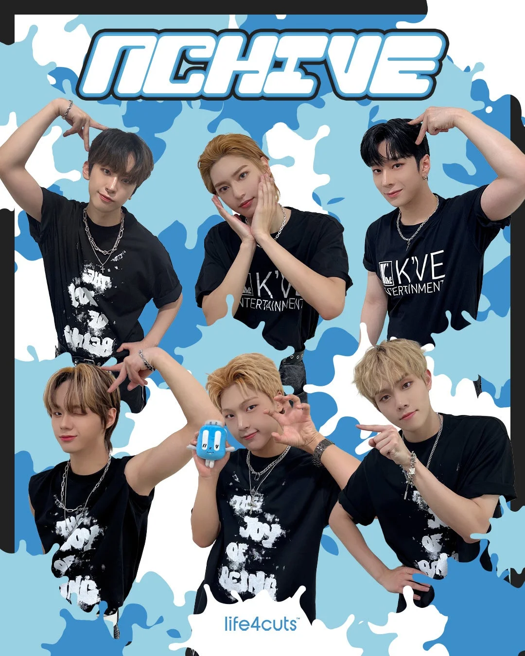 NCHIVEと人生4カットのコラボレーションフレーム