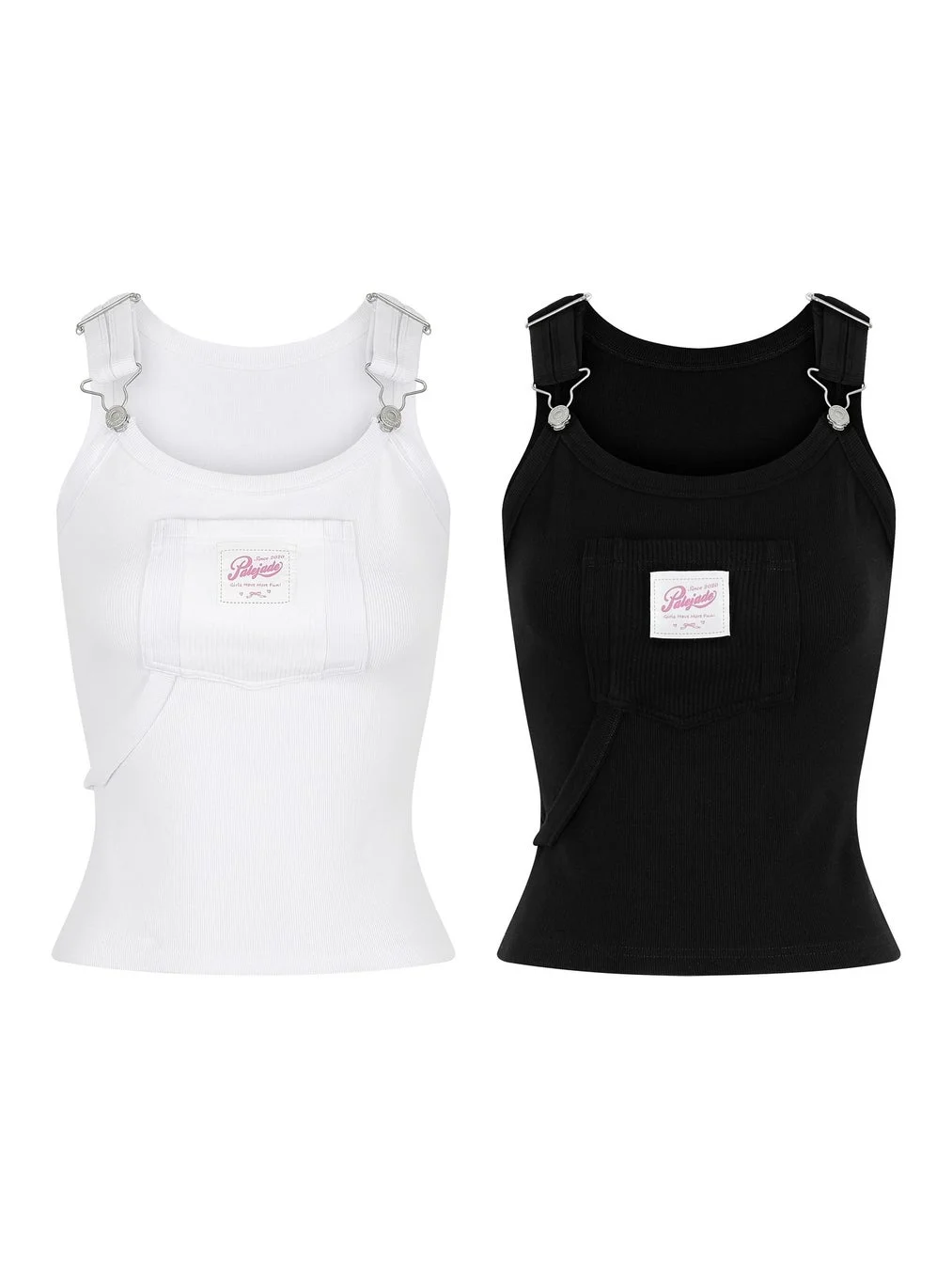 タンクトップが並べられた様子