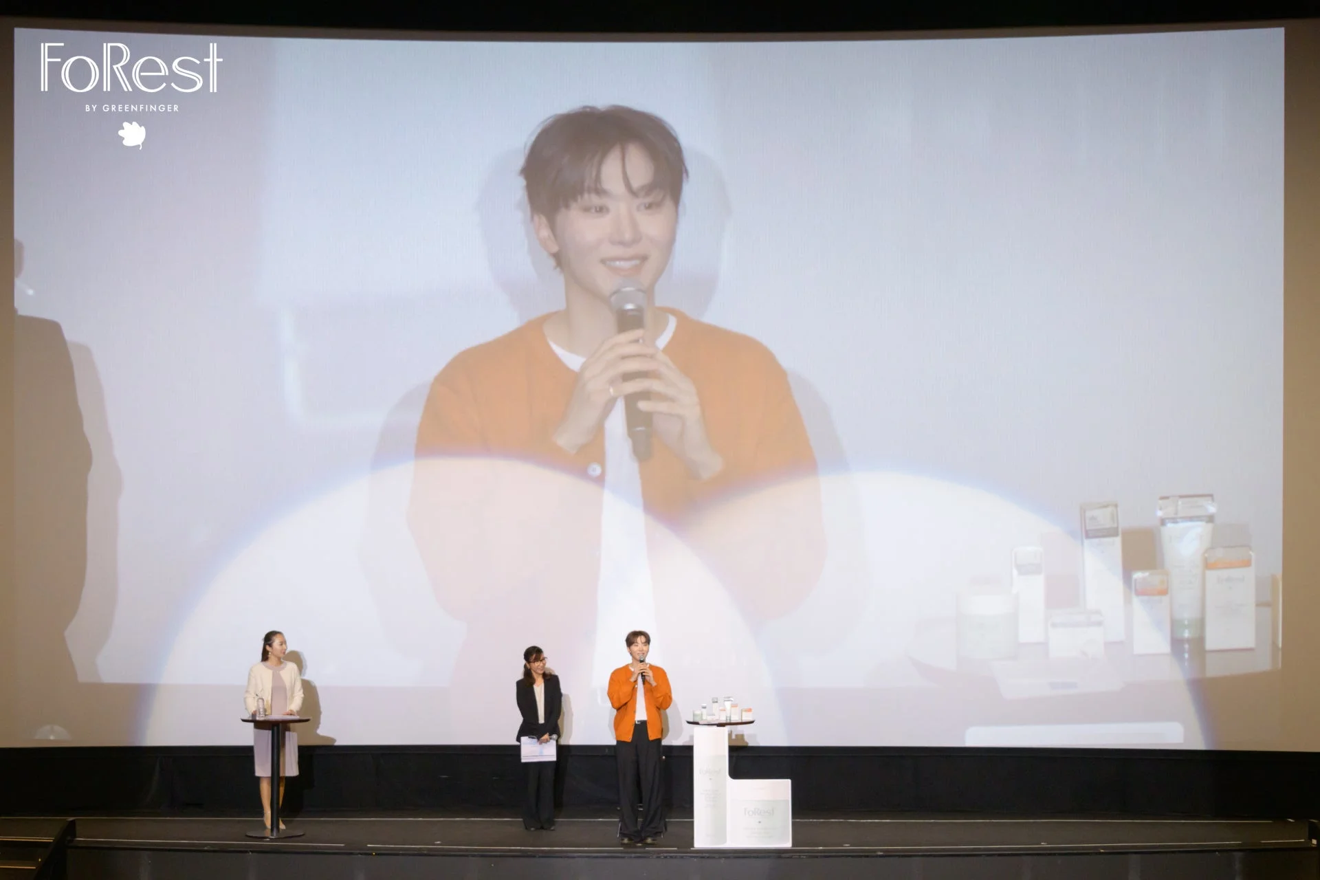 イベント会場のSEVENTEEN SEUNGKWANさん