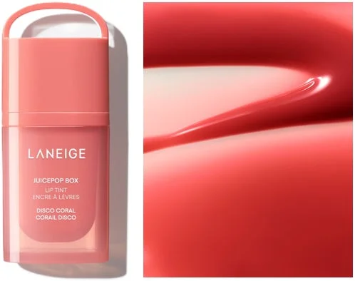 LANEIGE JUICEPOP BOX LIP TINT DISCO CORAL