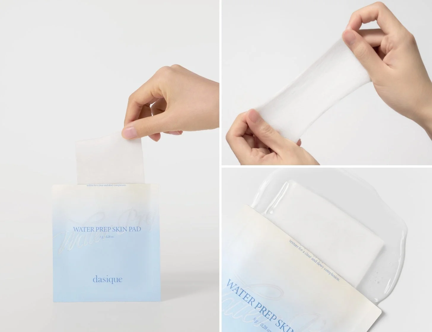 WATER PREP SKIN PAD 使用シーン