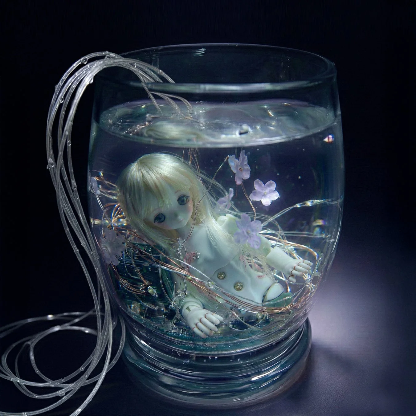 幻想的な世界観を表すアートワーク