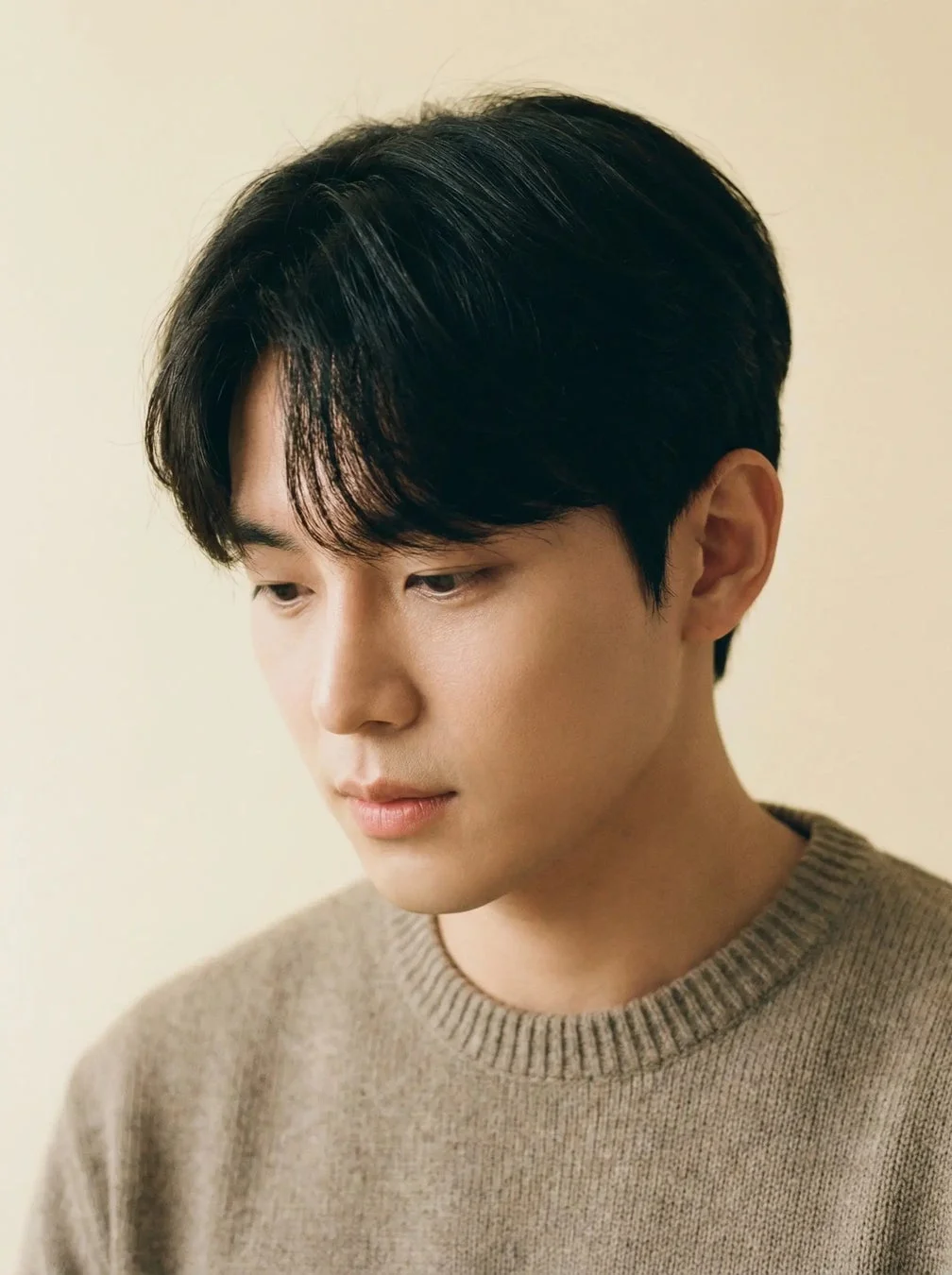 ダウンパーマのモデル