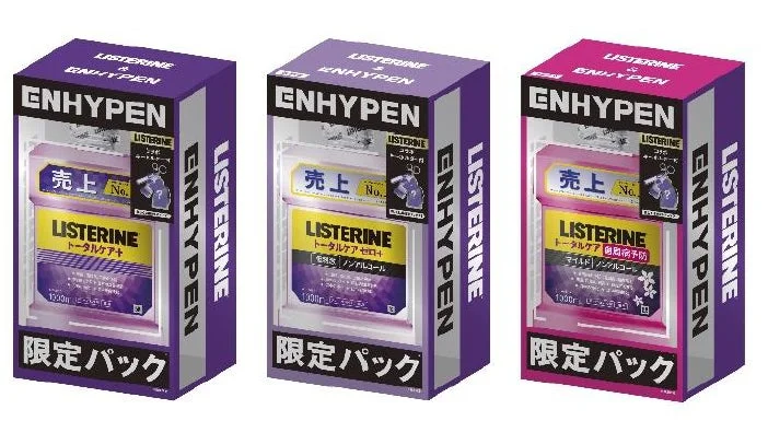 リステリンとENHYPENのコラボ限定パック