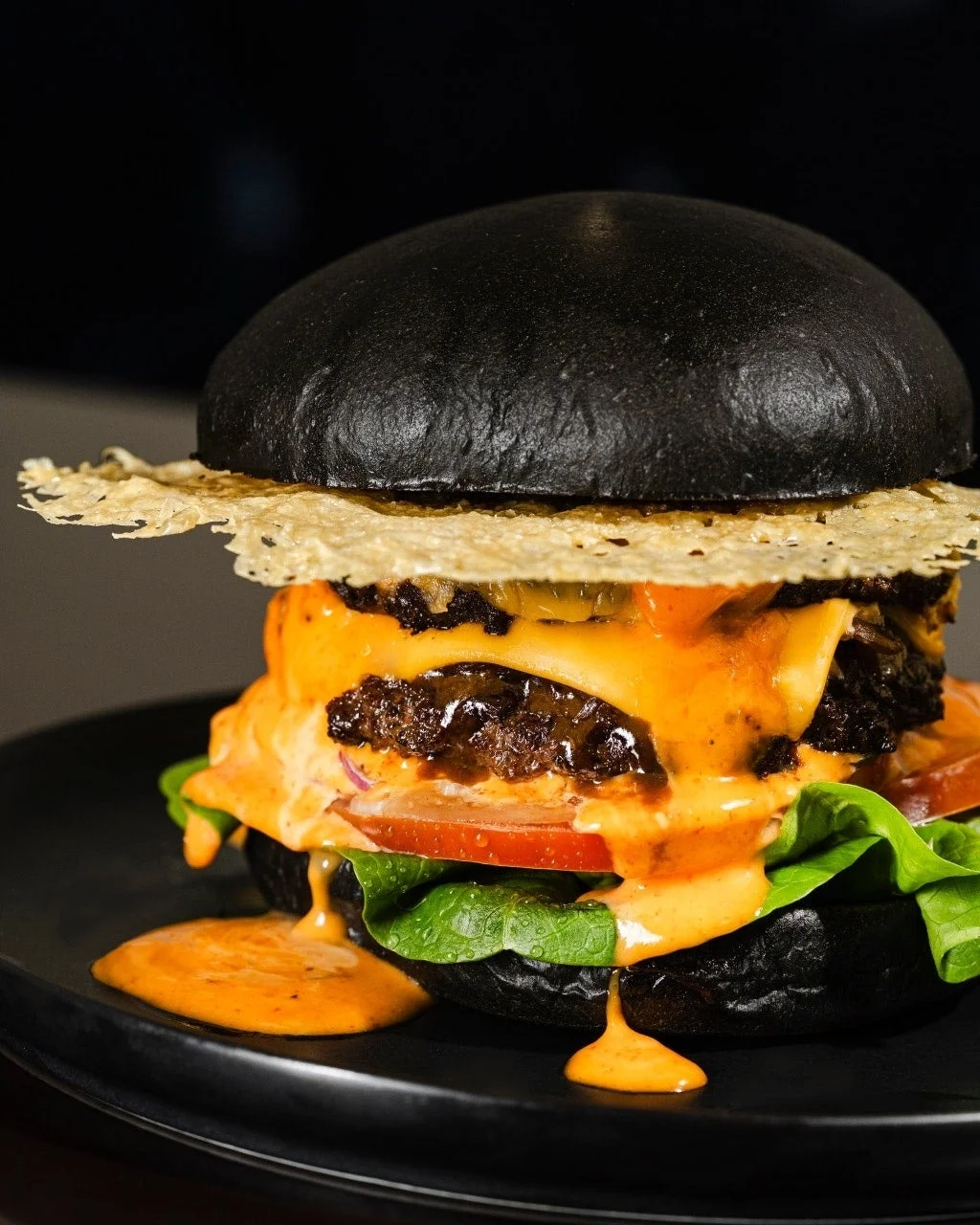 BTS THE CITY ARIRANG BLACK BURGER