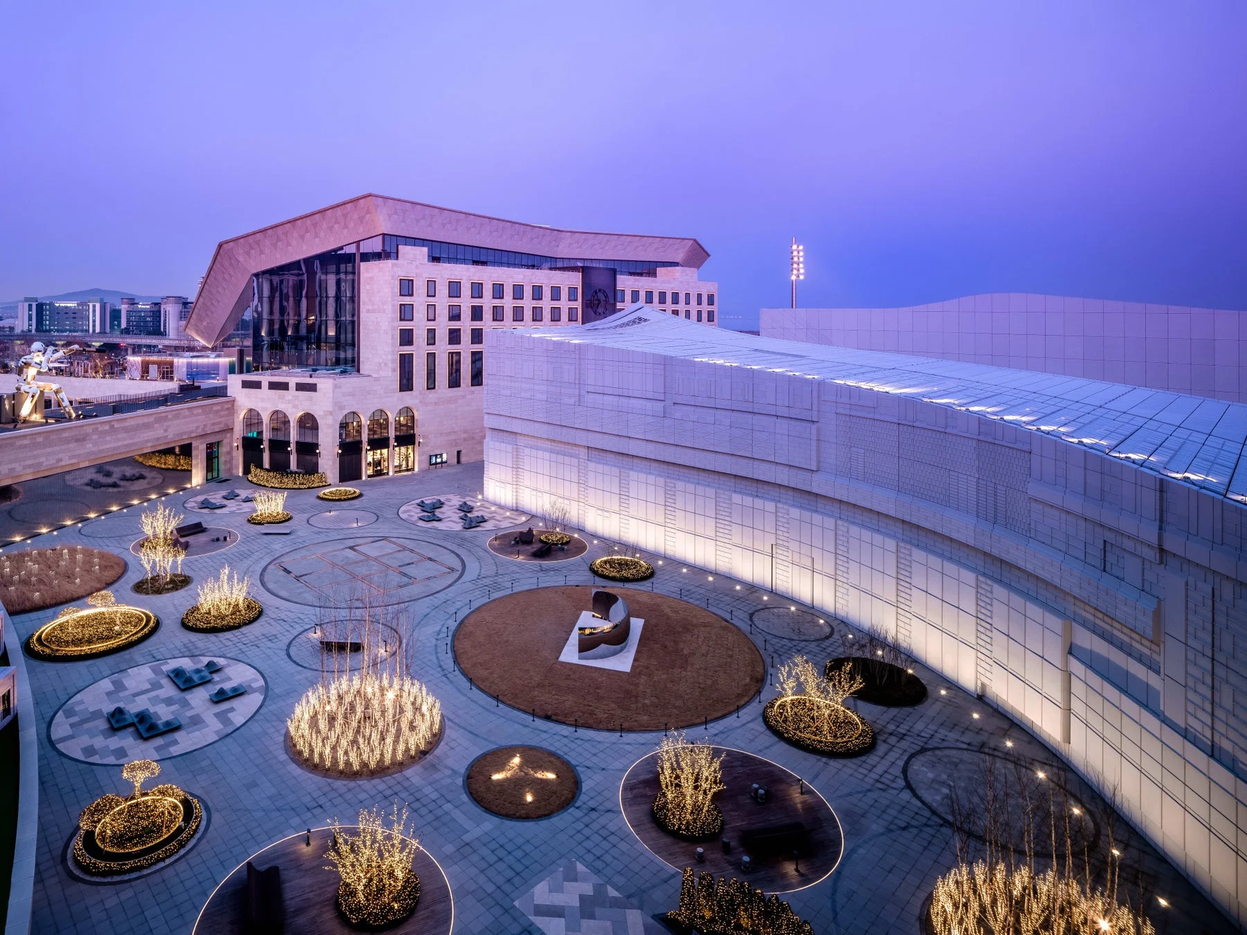 パラダイスシティ広場のイルミネーション