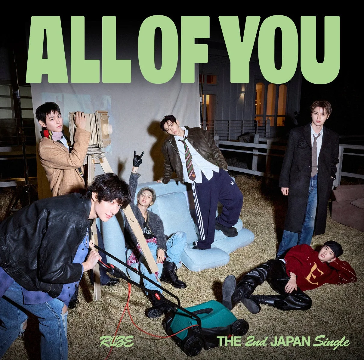 RIIZE「All of You」のセカンドジャパンスシングルのジャケット写真