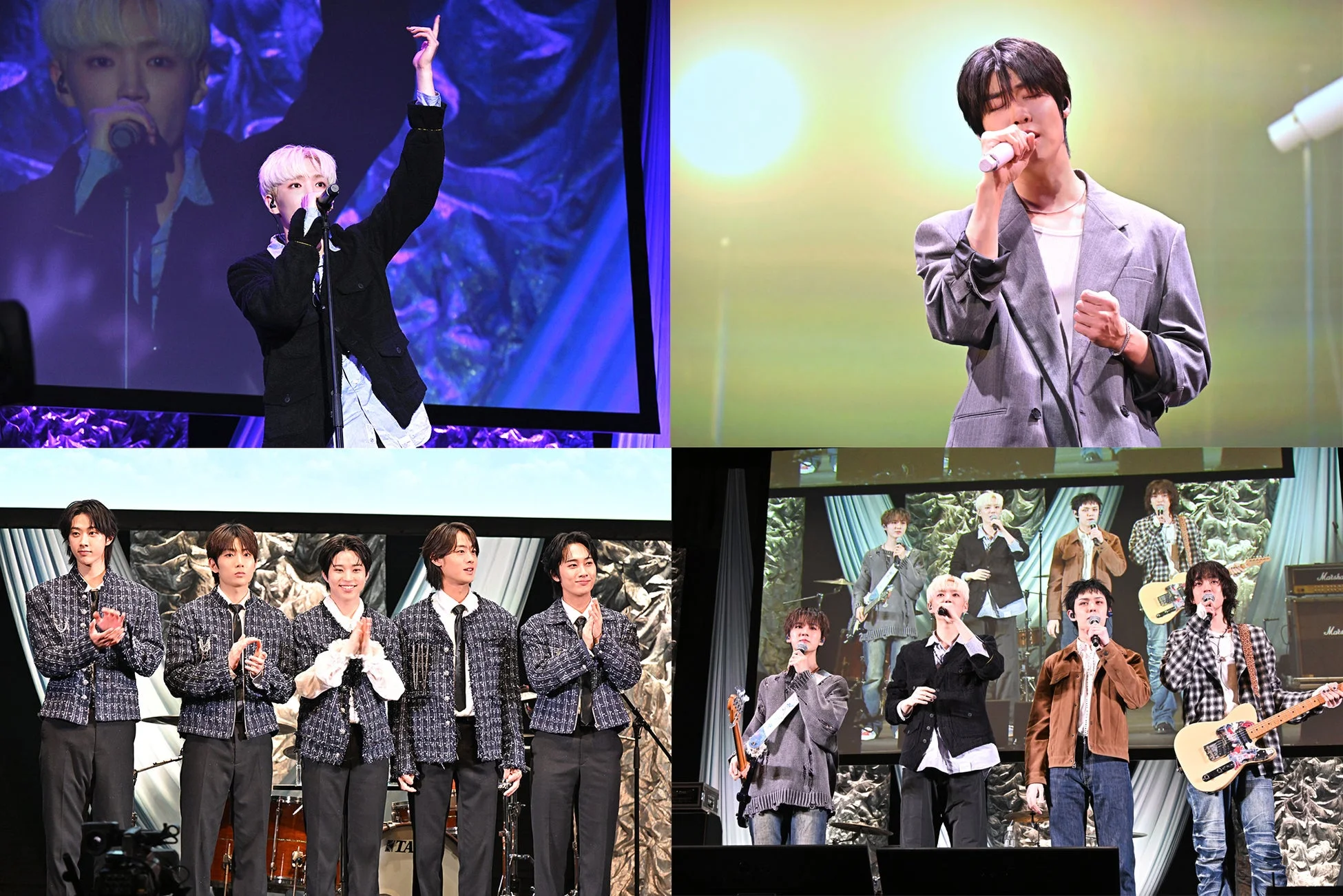 ファンからの質問に答えるハ・ユジュンさんとイ・スンヒョプさん