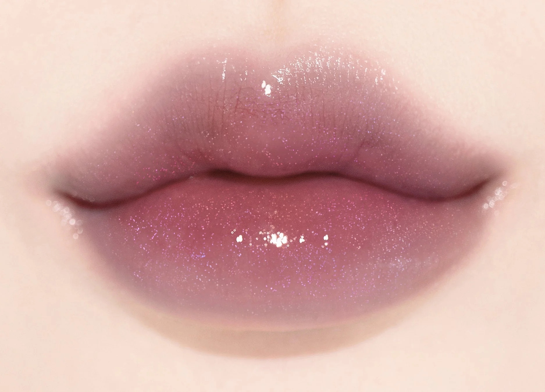 唇に塗布されたイメージ